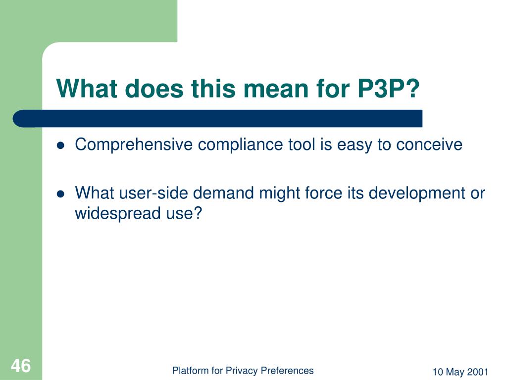 What is P3P and its benefits?