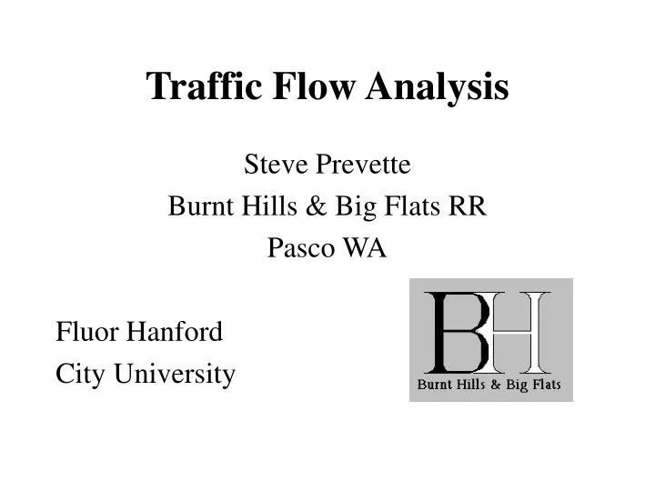 traffic flow analysis n.
