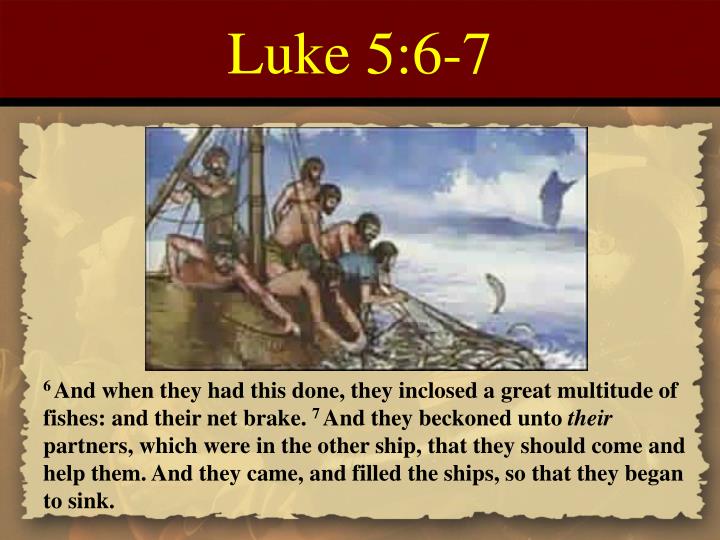 Luke 5 5 6 Nkjv