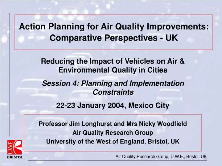 action planning for air quality improvements comparative perspectives uk n.