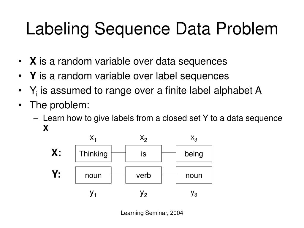 PPT - Conditional Random Fields: Probabilistic Models for Segmenting ...