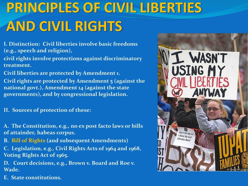 Civil Liberties And Civil Liberties