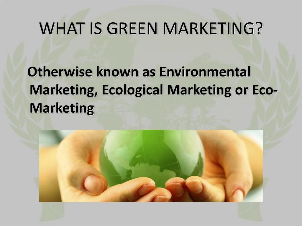 green marketing presentation