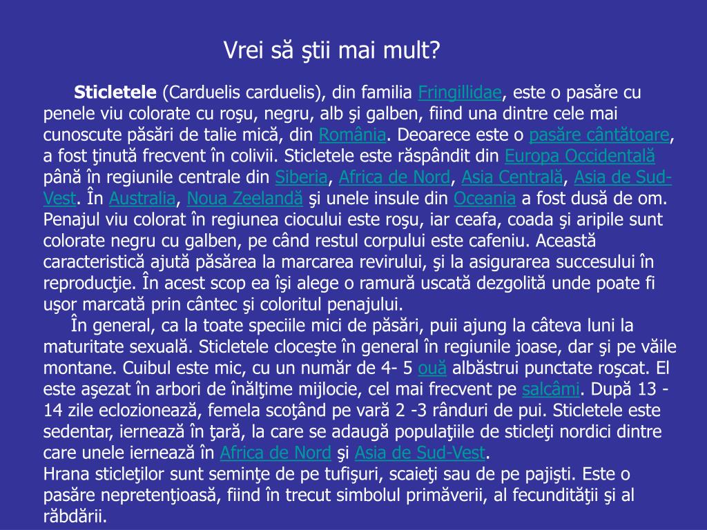 PPT - Sticletele de Mihail Sadoveanu PowerPoint Presentation, free download  - ID:1376679