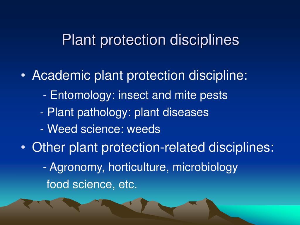 PPT ACADEME AND PLANT PROTECTION WORK IN THAILAND สถาบันการศึกษาและ