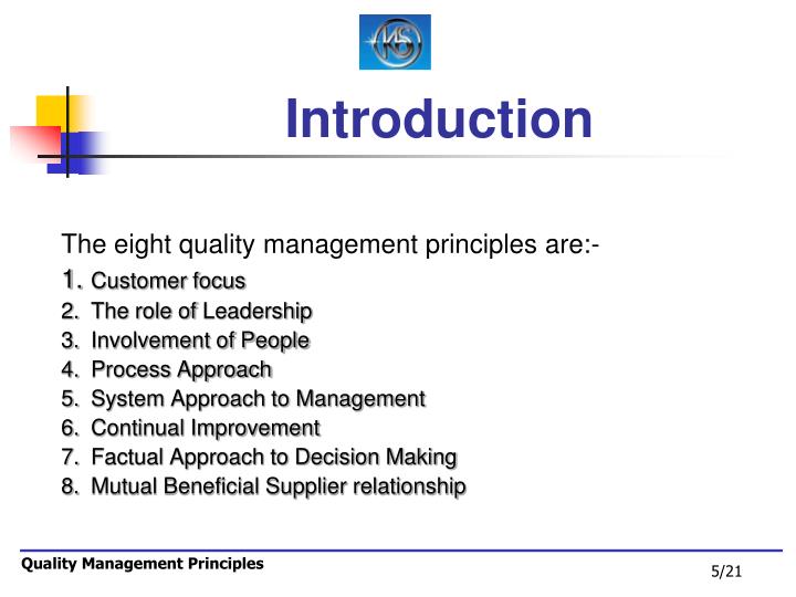 role of leadership in quality management