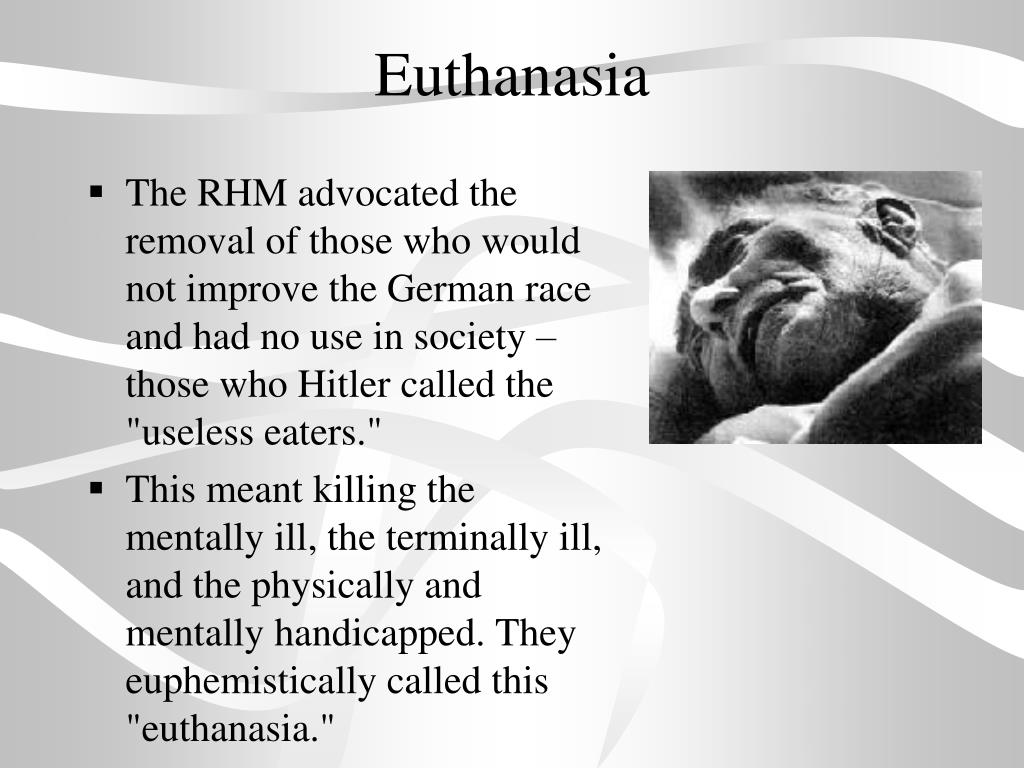 Why Is Euthanasia Important In The Holocaust