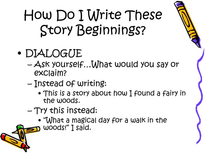 PPT Story Beginnings PowerPoint Presentation ID 1379212