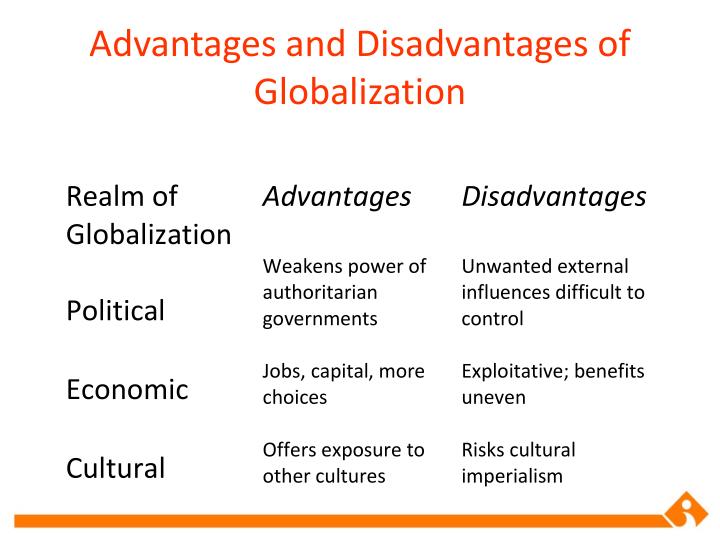 advantages and disadvantages of globalization in education