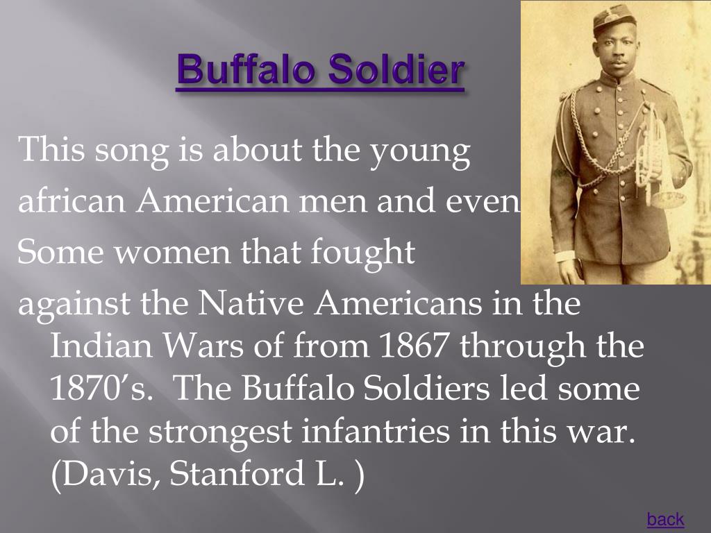 PPT - Buffalo Soldier Bob Marley PowerPoint Presentation, free download -  ID:1379518