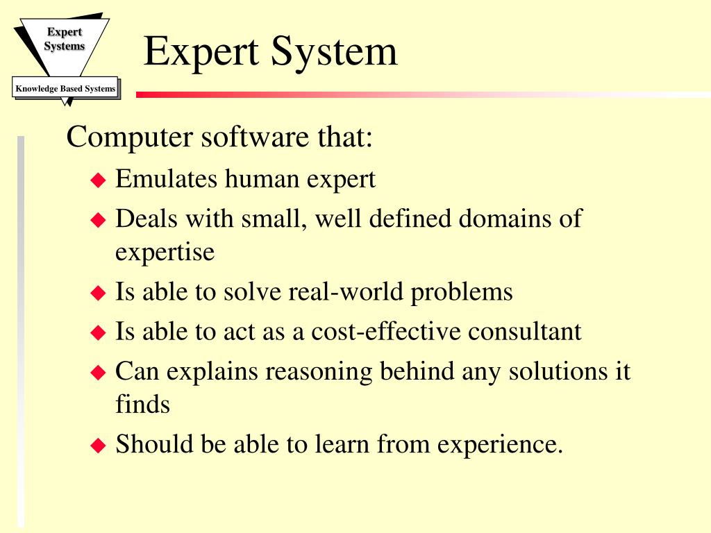 presentation on expert system