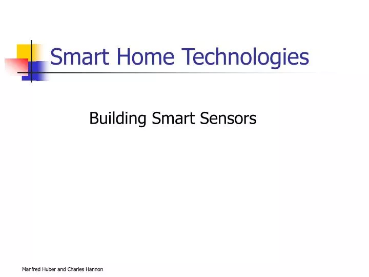 smart home technologies n.