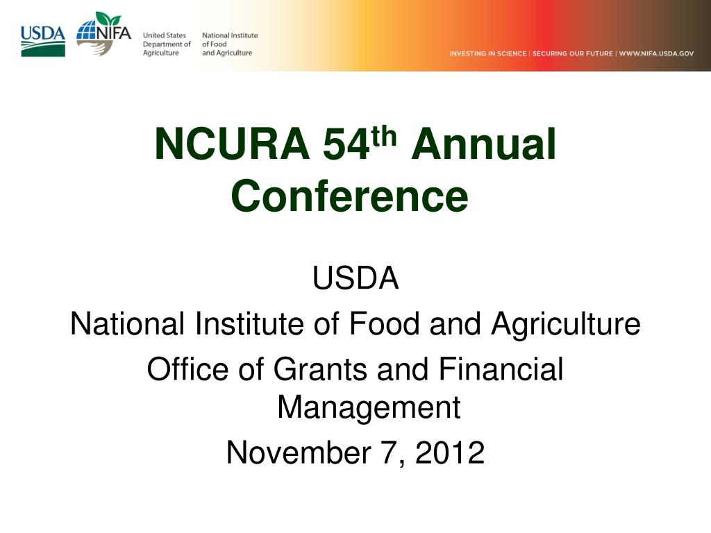 PPT NCURA 54 th Annual Conference PowerPoint Presentation, free
