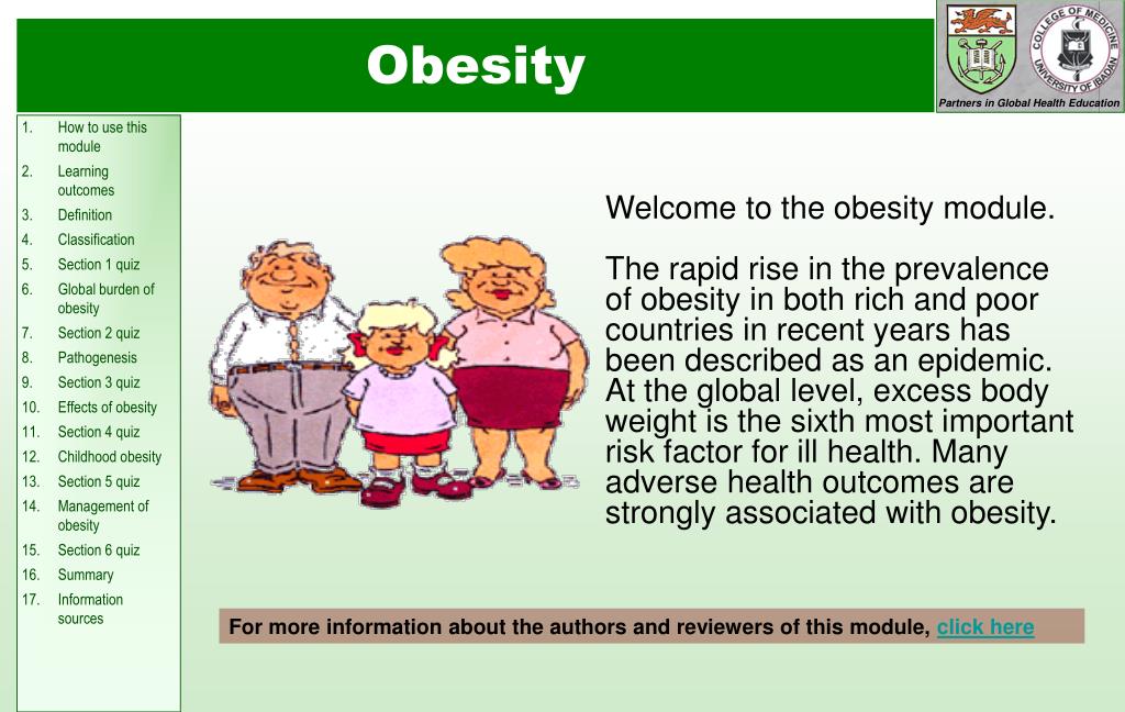 presentation about obesity