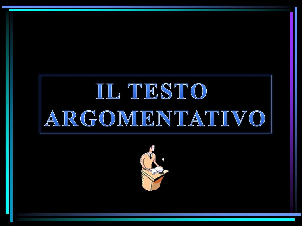 PPT - IL TESTO ARGOMENTATIVO PowerPoint Presentation, free download -  ID:1381912