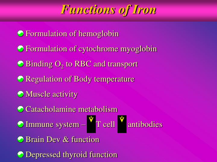 PPT - Effects of Iron deficiency on Physical and Mental functions in  Children. PowerPoint Presentation - ID:138196