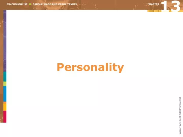 personality n.