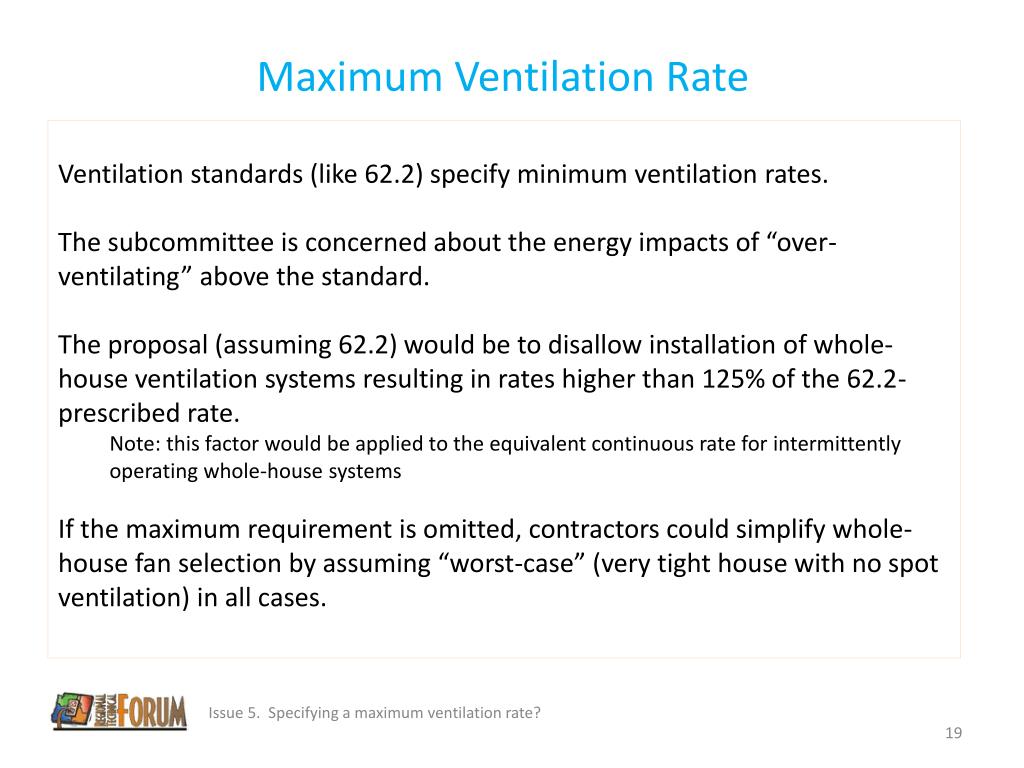 PPT Residential Weatherization and Ventilation Seeking