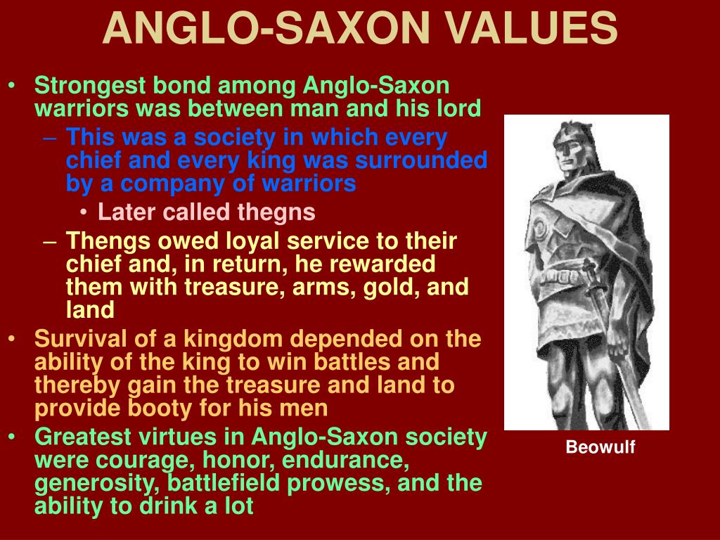 anglo saxon values in beowulf