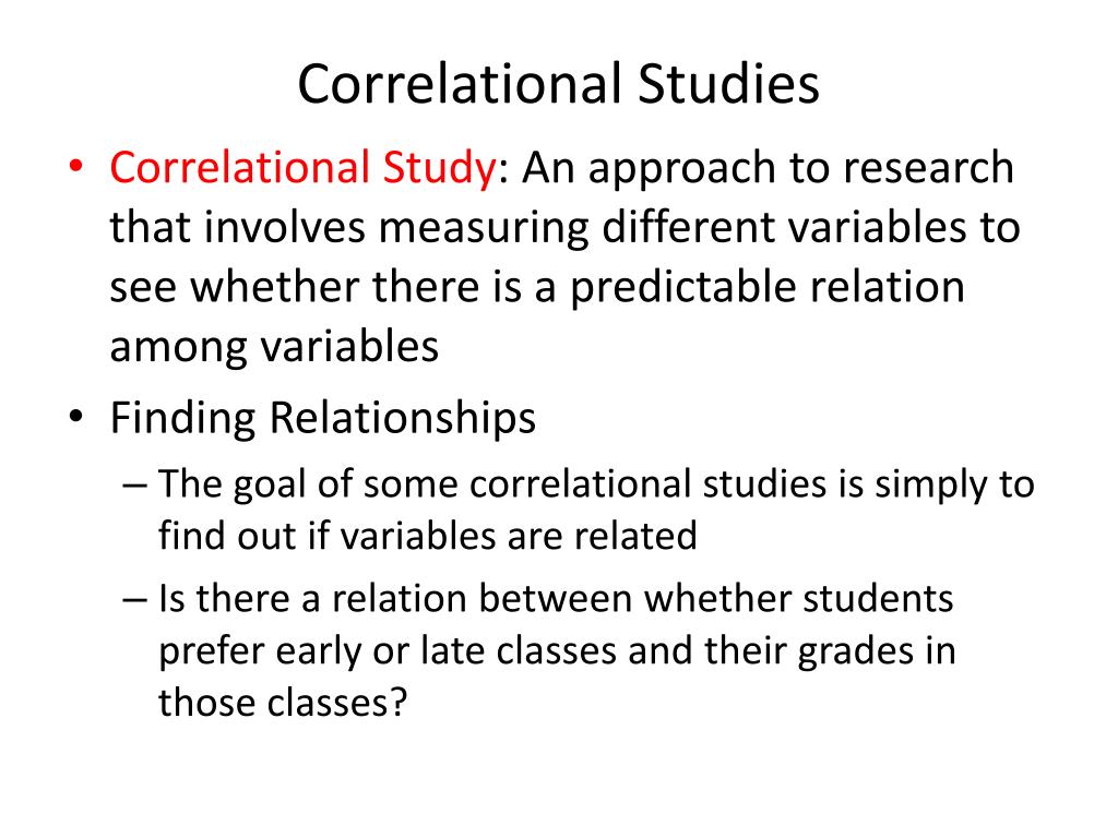 research study that uses correlation analysis