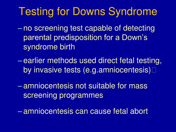 PPT - Prenatal screening of Down‘s syndrom in the first and second ...