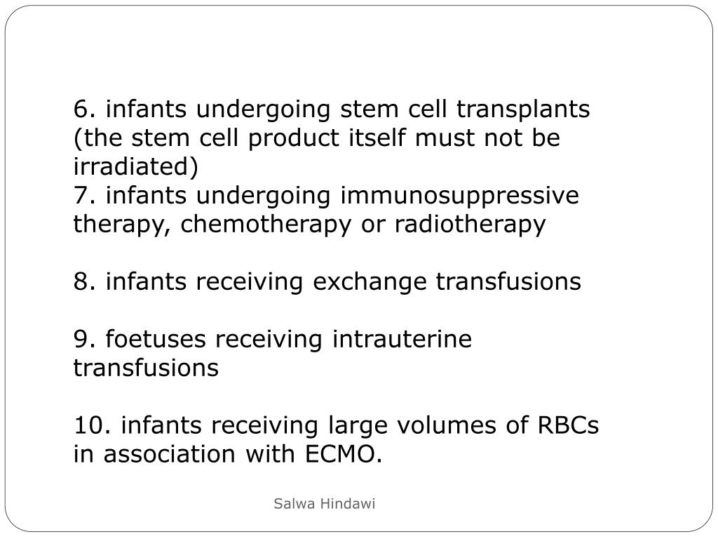 PPT Blood Transfusion In Neonates and Children