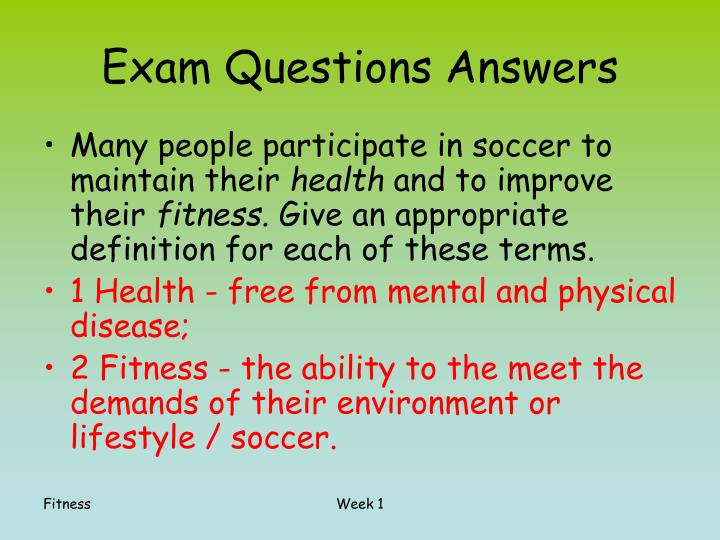 PPT Fitness Components and Fitness Testing PowerPoint Presentation