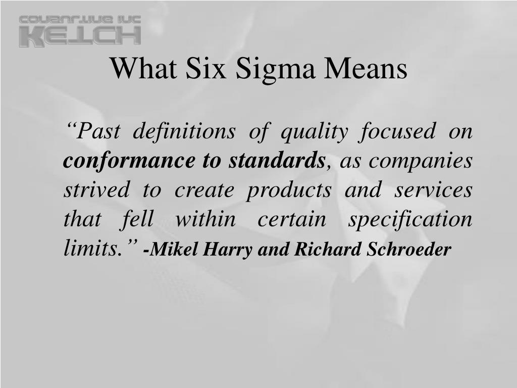meaning of six sigma meaning of six sigma