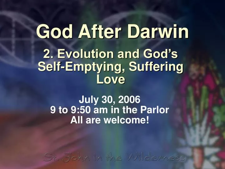 god after darwin n.