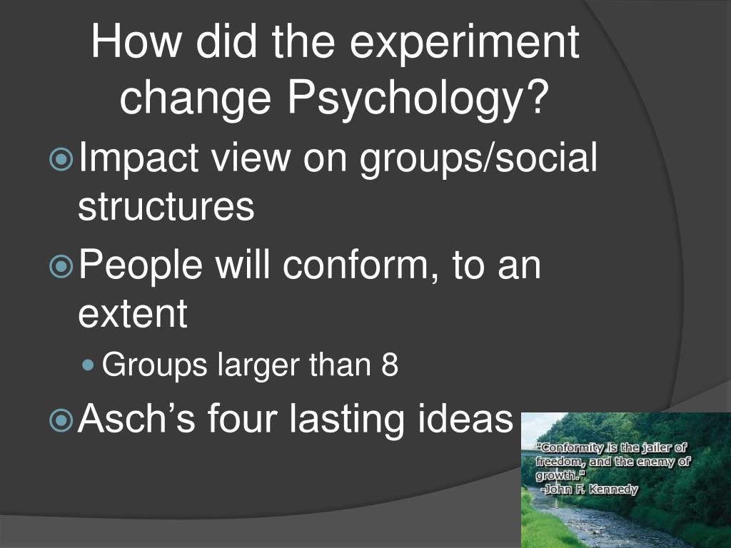 PPT - Asch's Conformity Experiment Solomon Asch PowerPoint Presentation -  ID:1385196