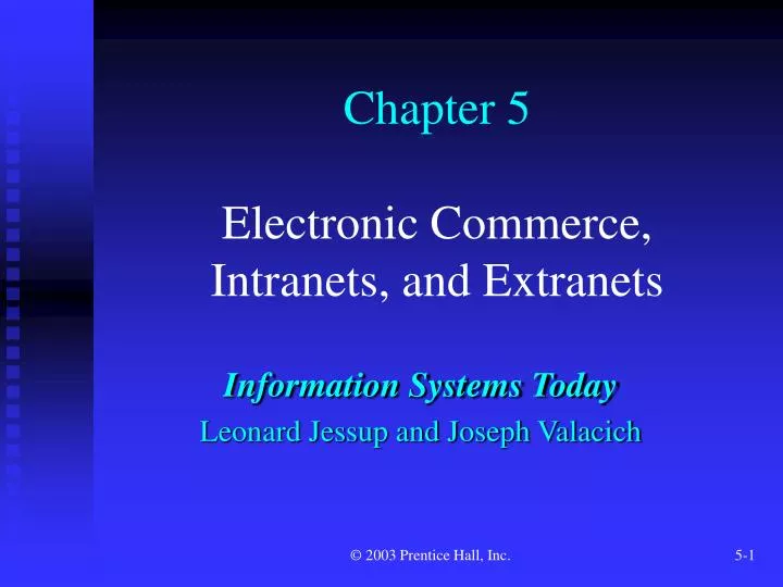 chapter 5 electronic commerce intranets and extranets n.