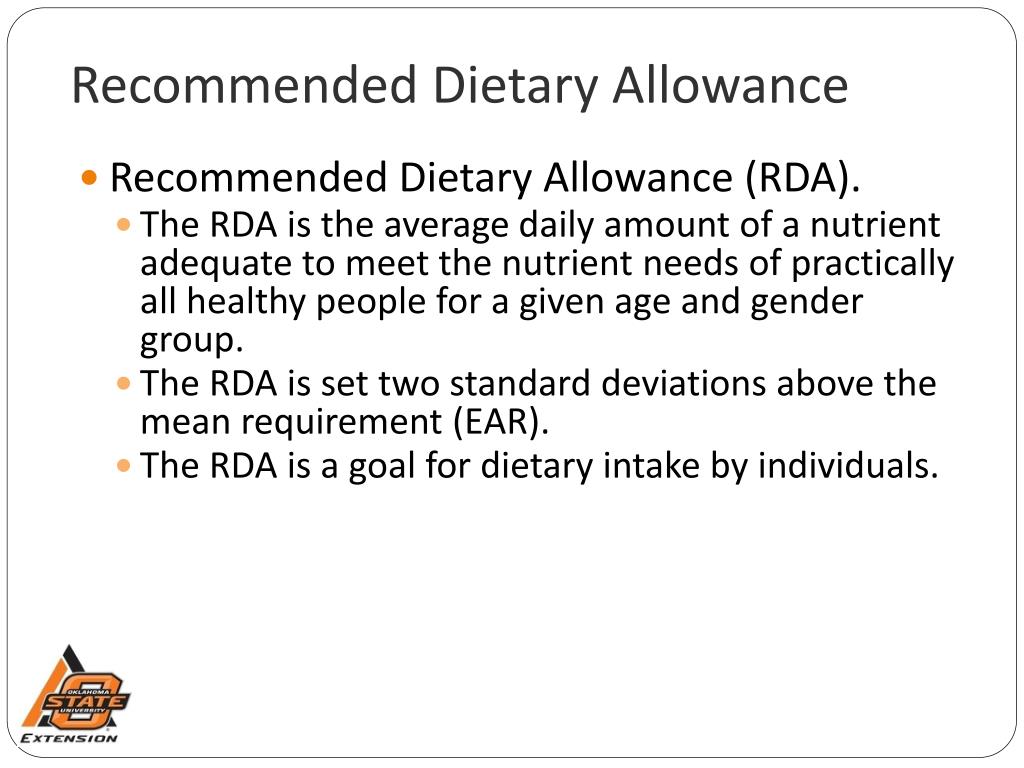 PPT Dietary Reference Intakes PowerPoint Presentation, free download