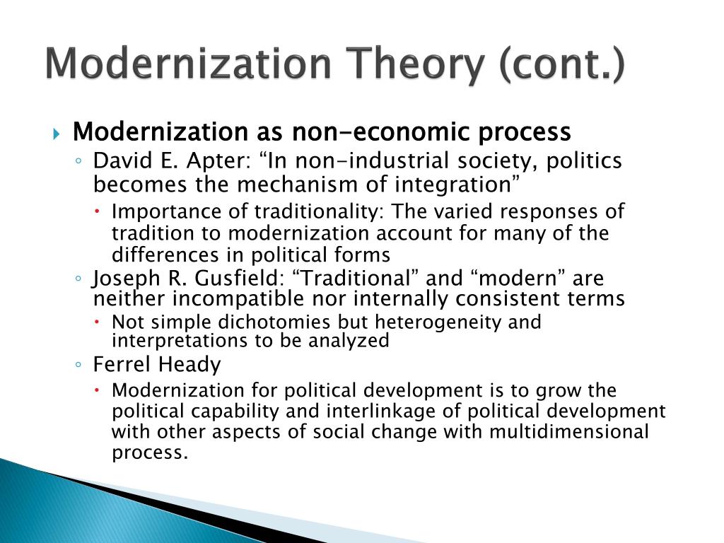 Modernization Theory Cont2 L 