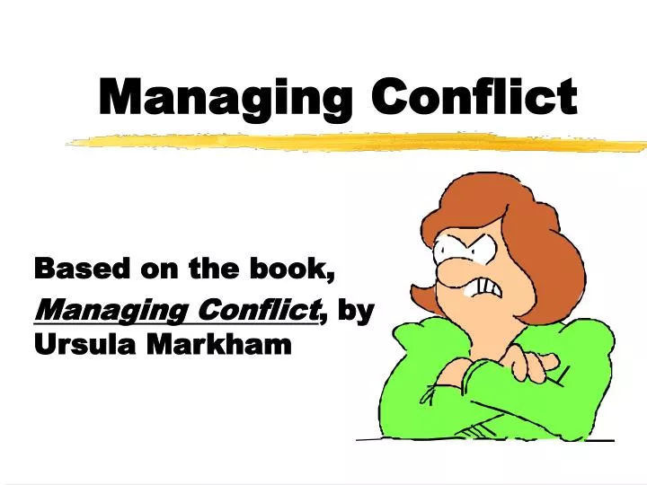 managing conflict n.