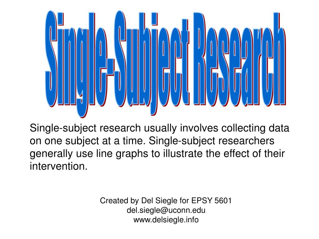 in single subject research unstable data