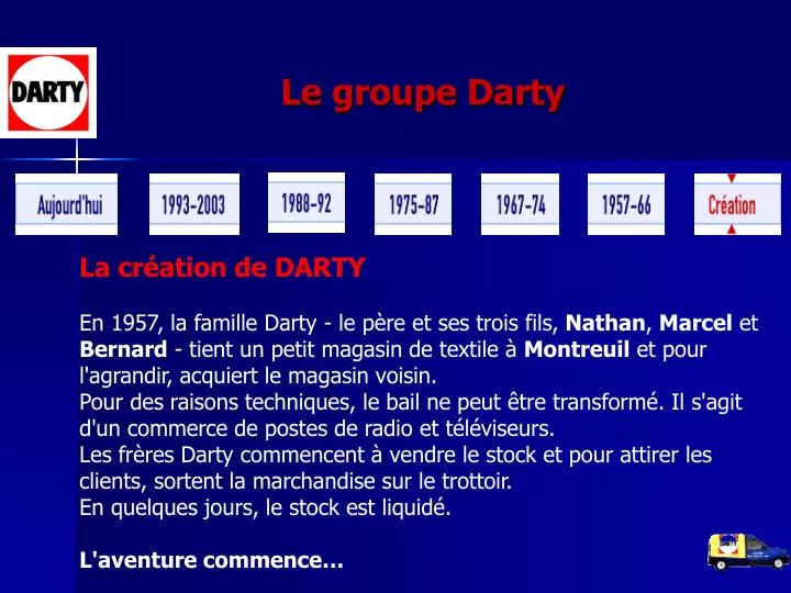 le groupe darty n.