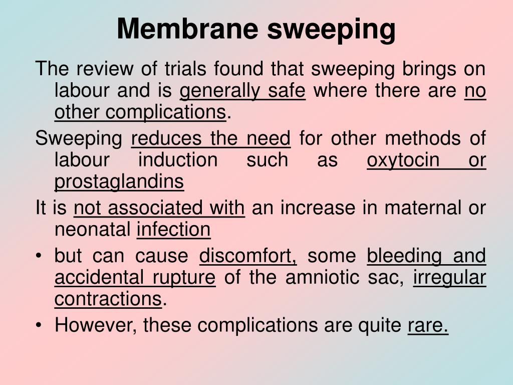 whats a membrane sweep whats a membrane sweep
