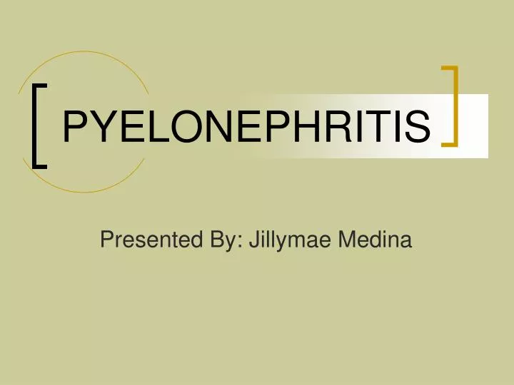 pyelonephritis n.