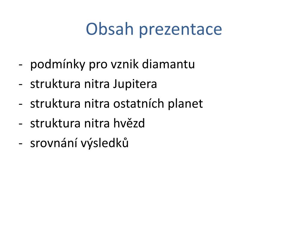 PPT - Existence superobřích diamantů PowerPoint Presentation, free download  - ID:1388596