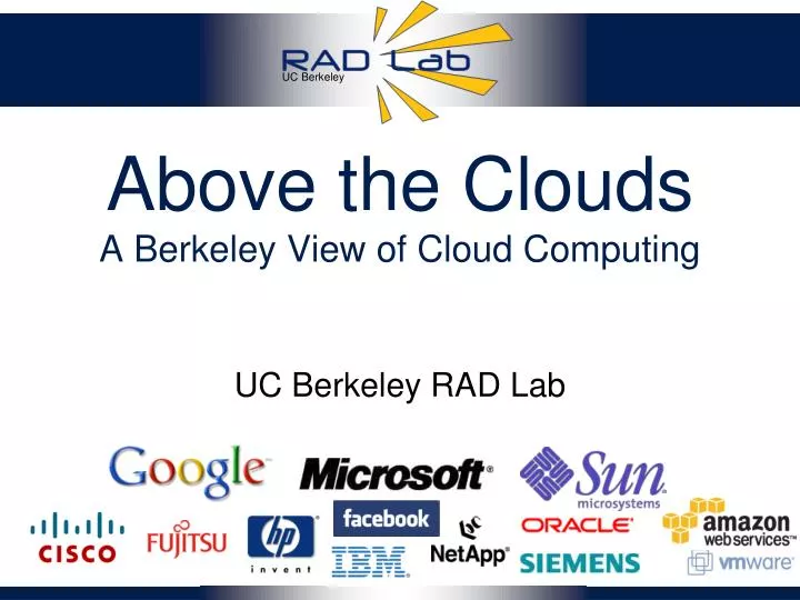 above the clouds a berkeley view of cloud computing n.