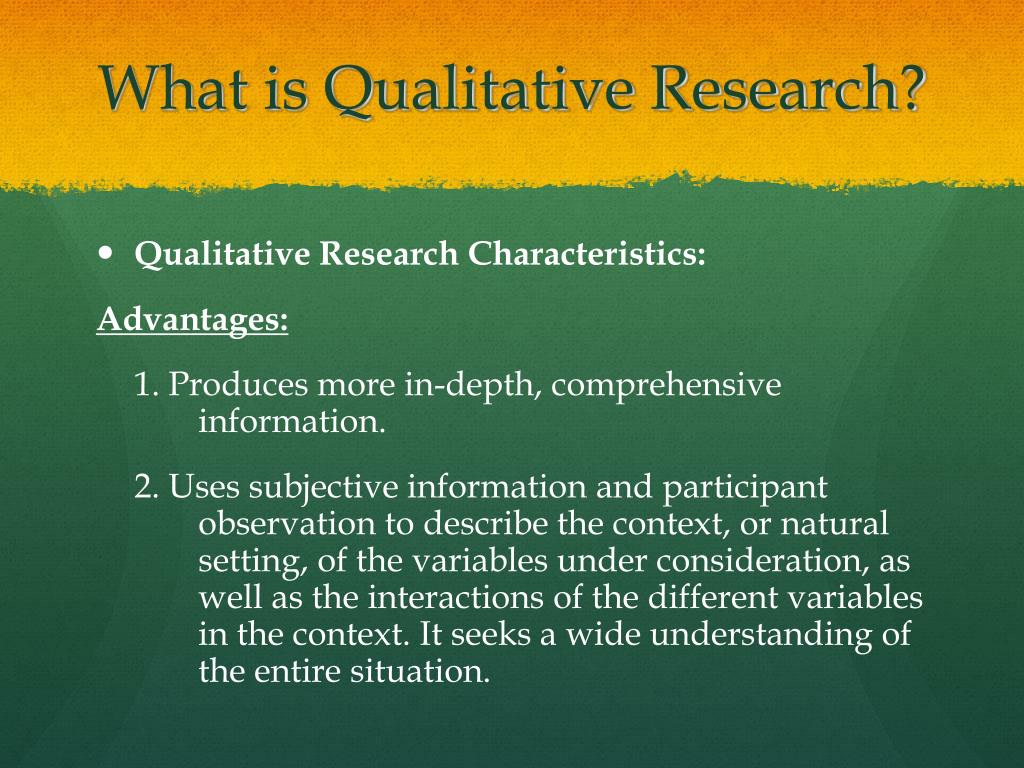 qualitative research definition author