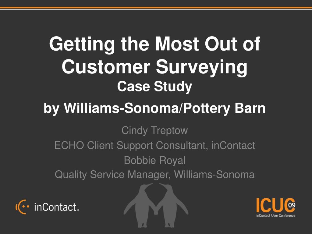 Ppt Getting The Most Out Of Customer Surveying Case Study By Williams Sonoma Pottery Barn Powerpoint Presentation Id 1389997,White Kitchen Cupboards With Black Appliances