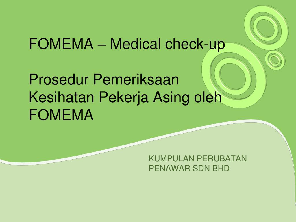 Fomema medical check online result malaysia