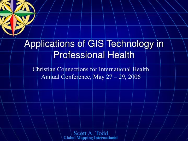 applications of gis technology in professional health n.
