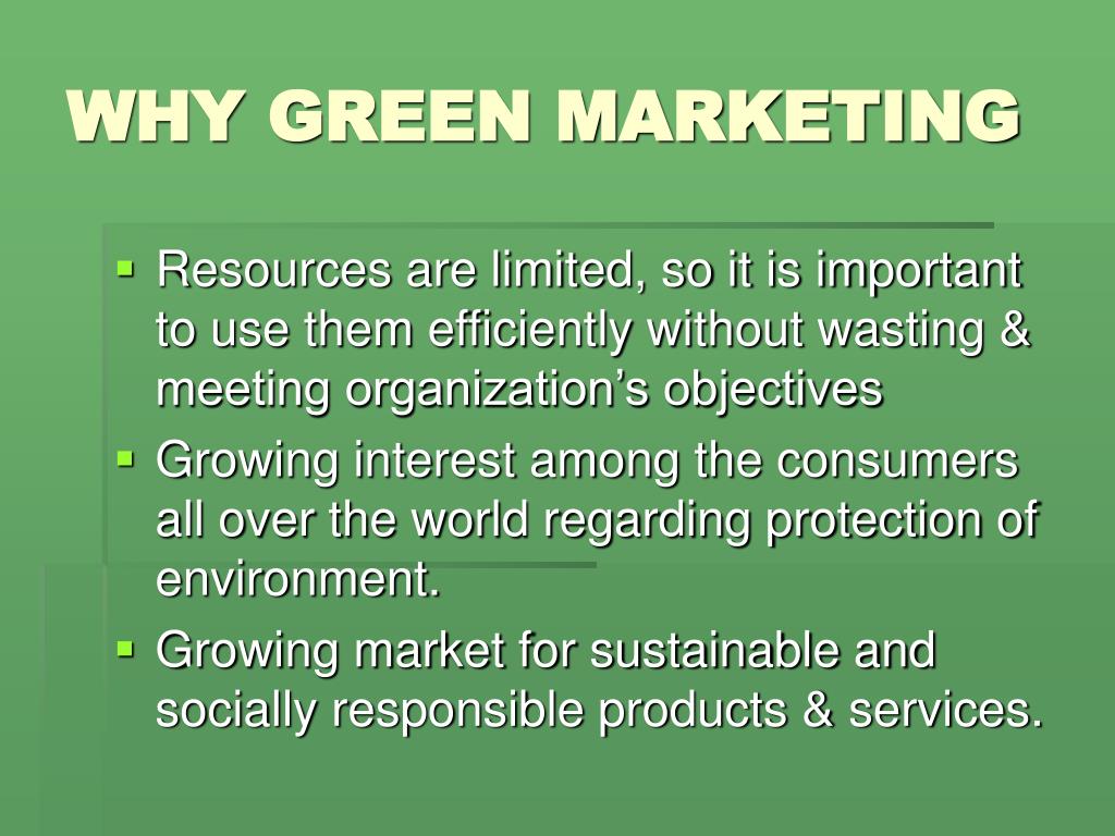 green marketing presentation