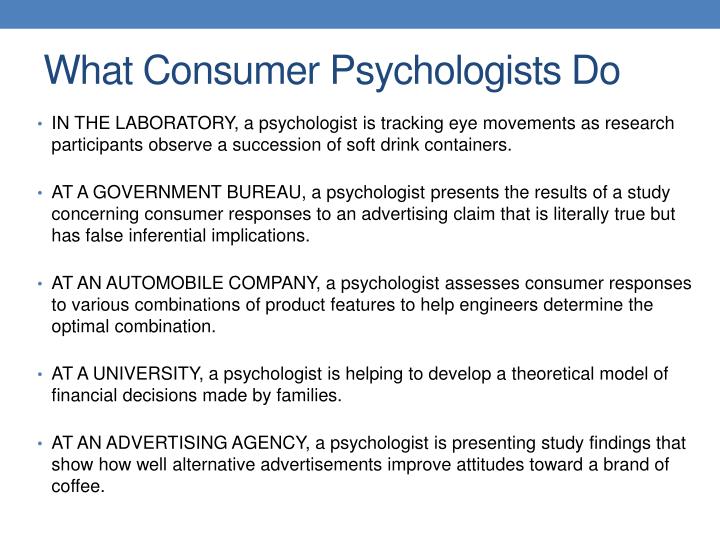 PPT Consumer Psychology PowerPoint Presentation ID1391375