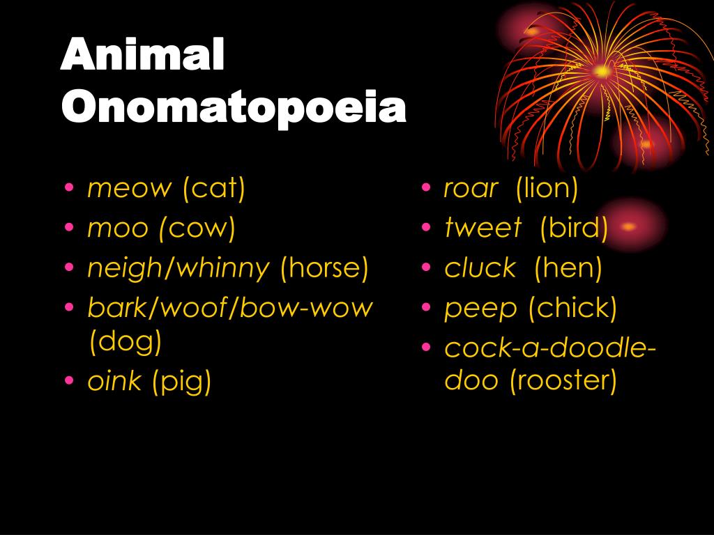 Onomatopoeia Definition and Examples