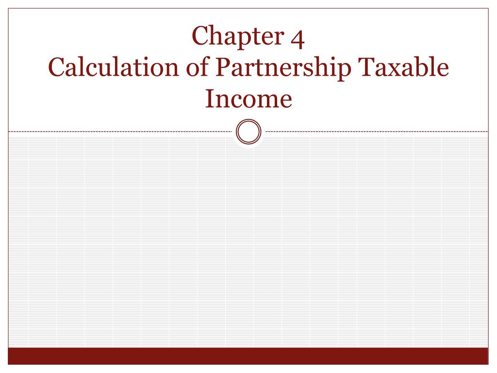 is assignment of partnership interest taxable