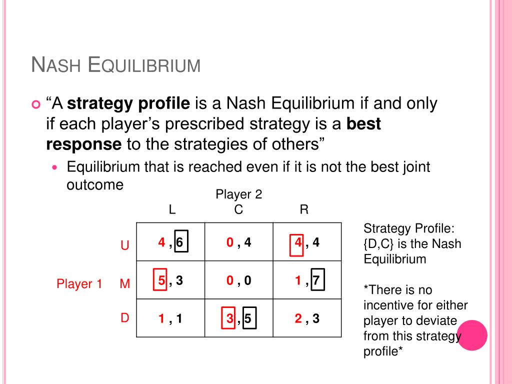 PPT Game Theory Mixed Strategy Nash Equilibrium PowerPoint PPT Game Theory Mixed Strategy Nash Equilibrium PowerPoint