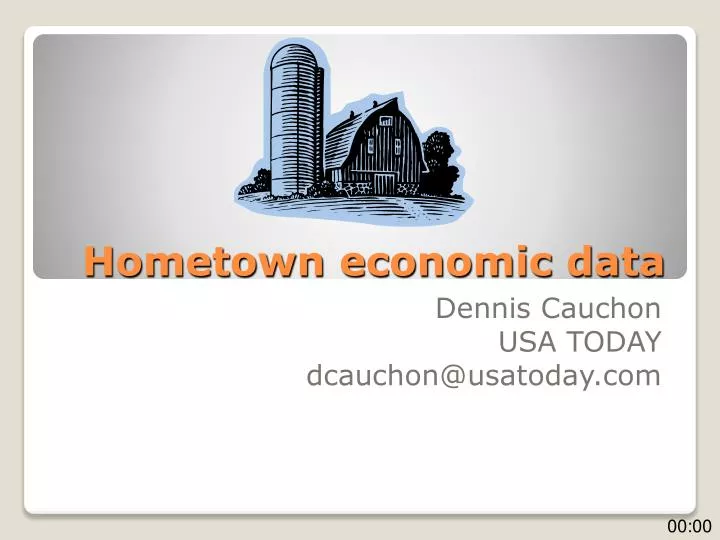 PPT Hometown economic data PowerPoint Presentation, free download ID1392973